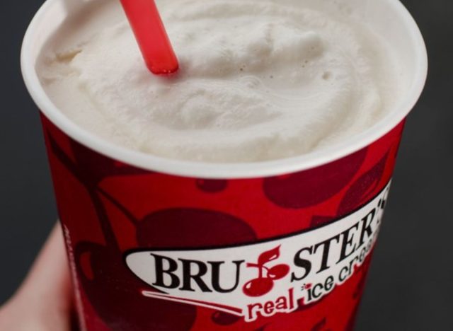 Bruster's milkshake
