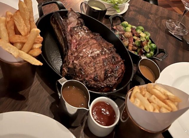 Chateaubriand 6oz with Beef Dripping Fries from Hawksmoor in New York
