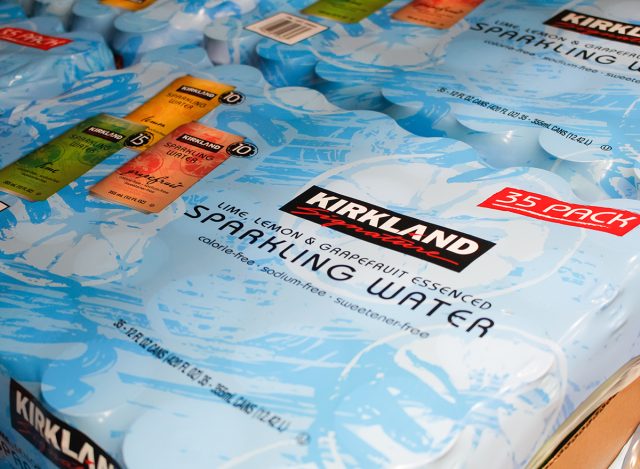 Kirkland Signature flavored sparkling water