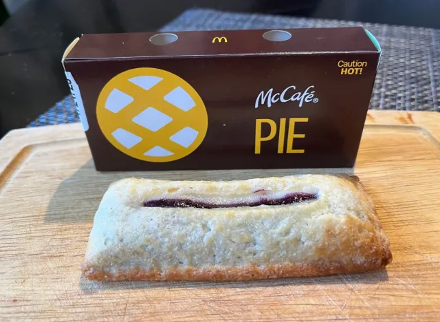 McDonalds blueberry pie