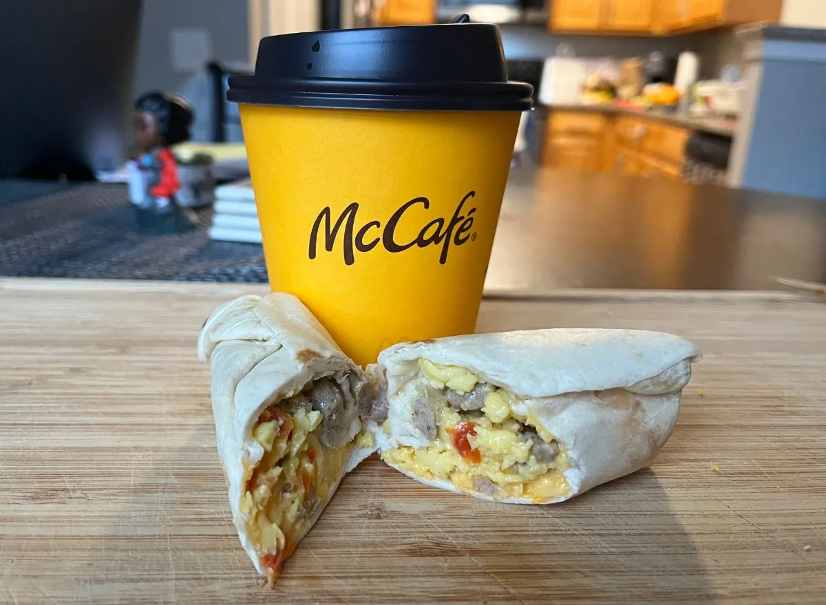McDonalds breakfast burrito