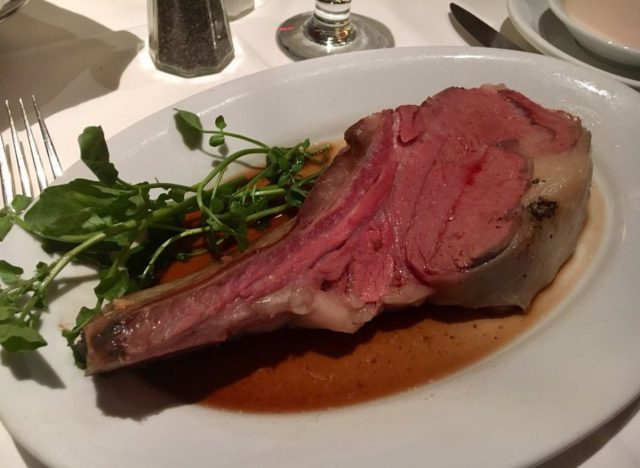 Prime Rib from Gallaghers Steakhouse in New York