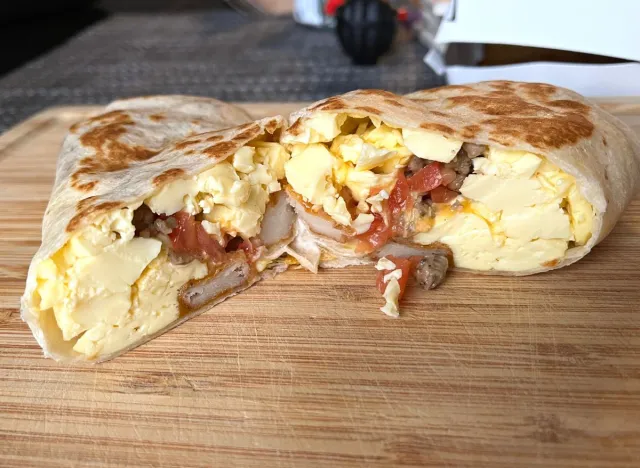 Taco Bell grande breakfast burrito