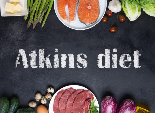 Atkins diet concept