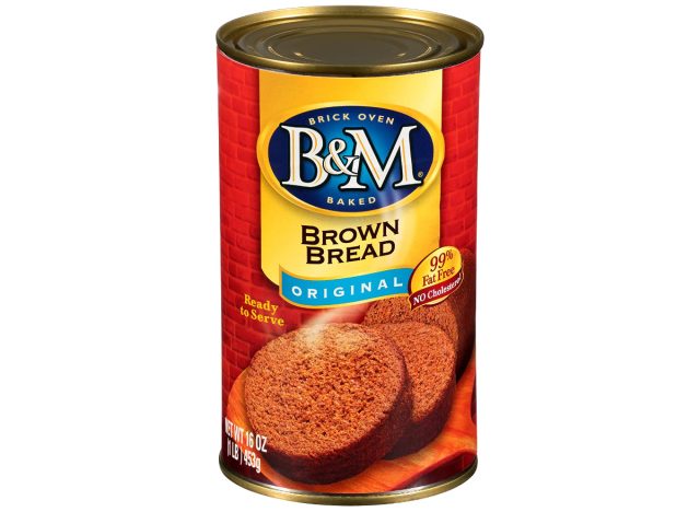 b&m canned brown bread