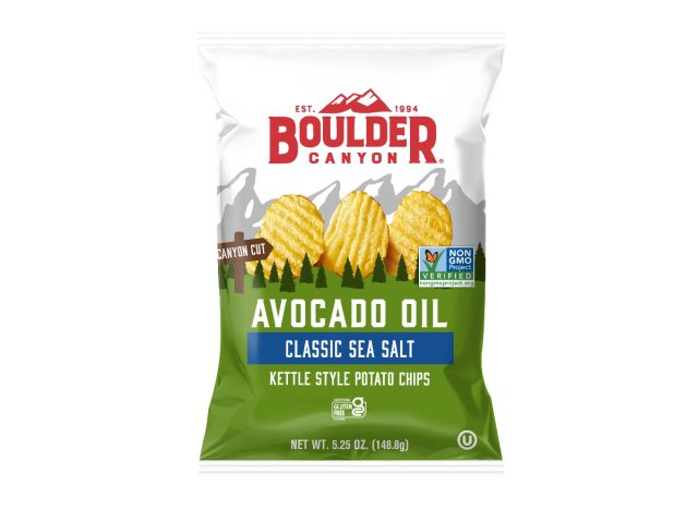 boulder canyon avocado classic sea salt kettle style potato chips