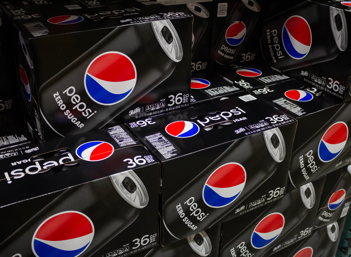 cases of pepsi zero sugar