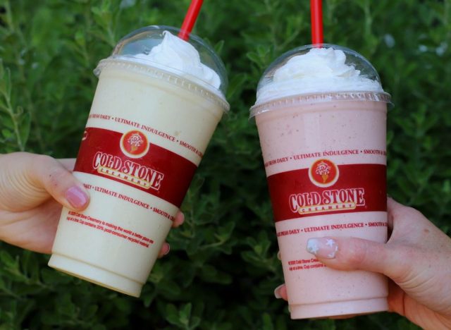 cold stone creamery milkshakes