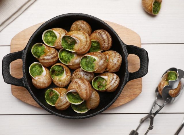 dish of snails