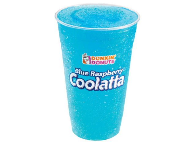 dunkin' blue raspberry coolatta