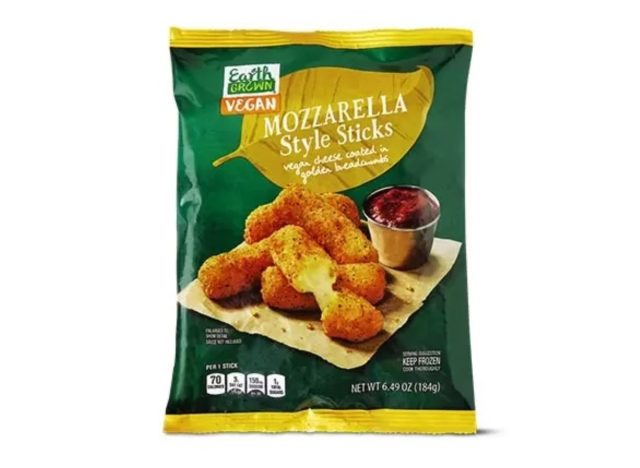 earth grown vegan mozzarella sticks