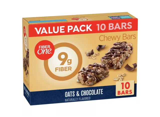 fiber one oats & chocolate chewy bars