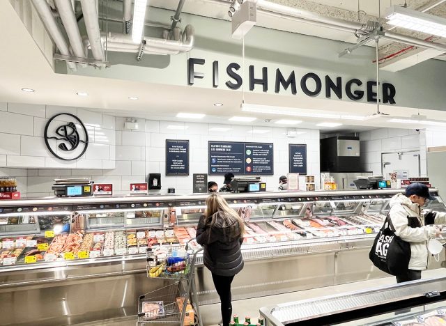 Fishmonger at Whole Foods