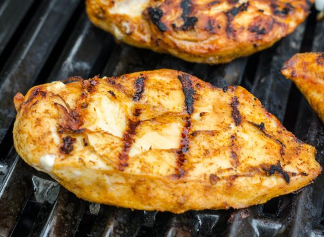 grilled chicken with marks