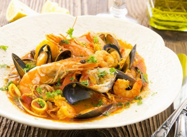 italian seafood dish