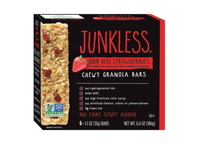 junkless strawberry chewy granola bars