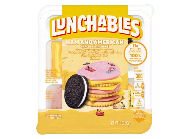 lunchables ham, cheese, and crackers