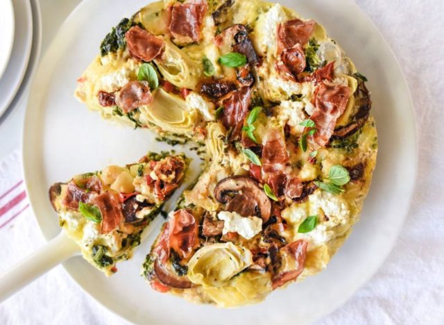 Slow Cooker Mediterranean Egg Casserole