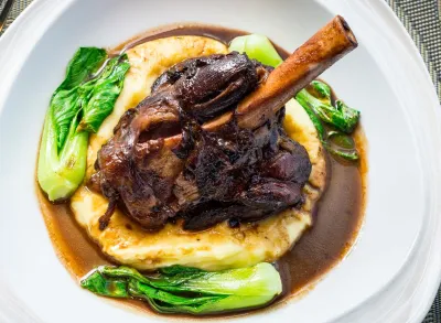 menu items chefs order lamb shank