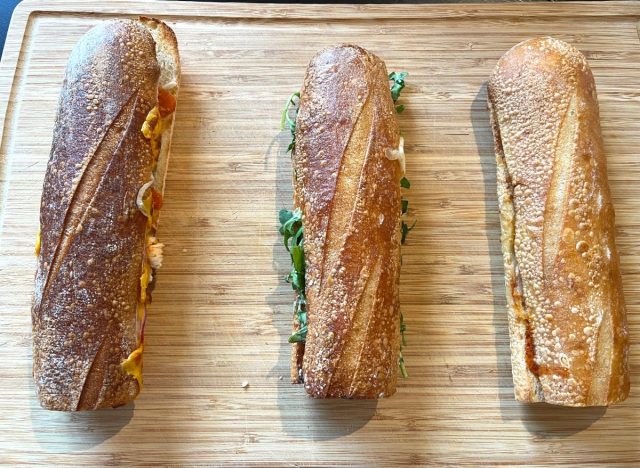 panera baguette sandwiches taste test