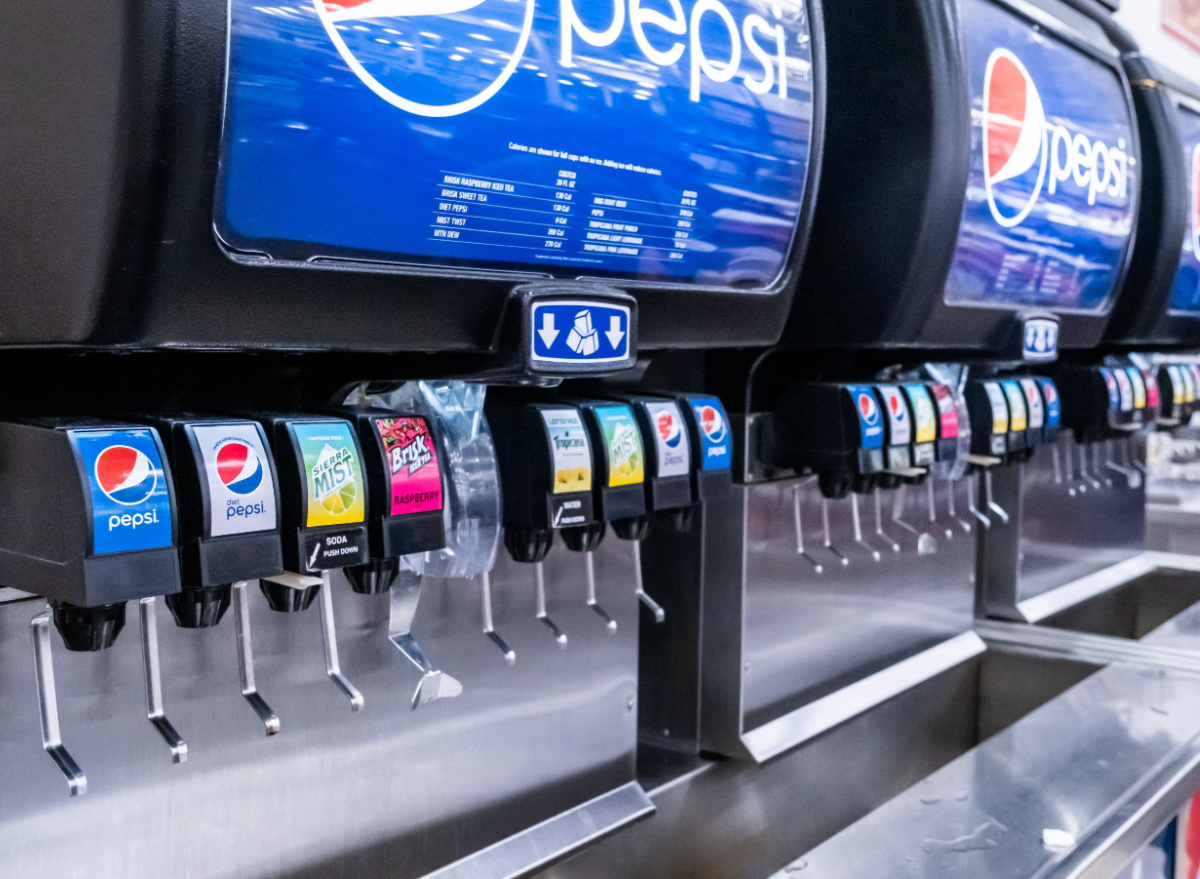 pepsi soda fountain