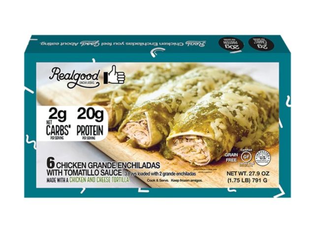 real good chicken grande enchiladas with tomatillo sauce