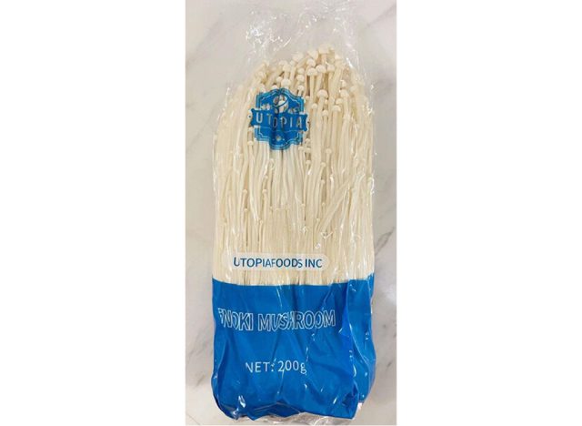 recalled utopia foods enoki mushrooms