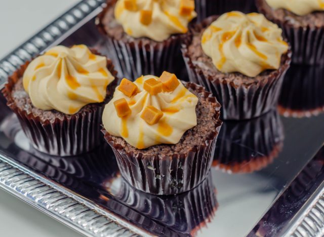 salted caramel chocolate cupcakes