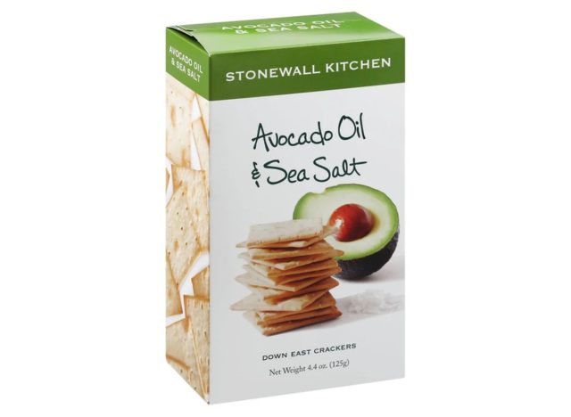 stonewall kitchen avocado oil and sea salt down east crackers
