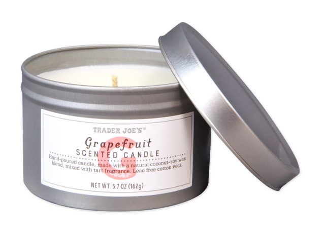 trader joe's grapefruit scented candle