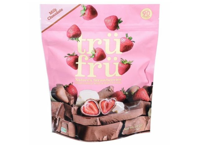 tru fru milk chocolate covered strawberries