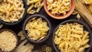 various pasta shapes