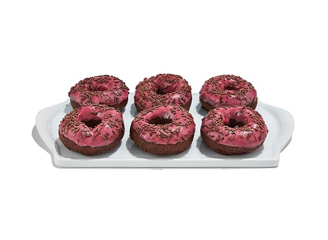 whole foods chocolate raspberry donuts