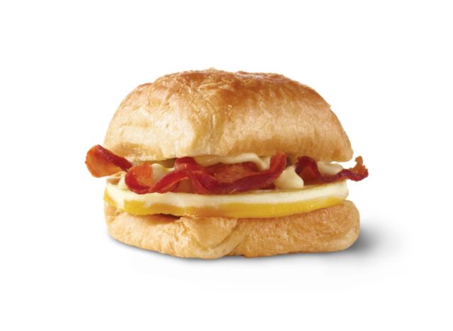 Bacon Egg and Swiss croissant