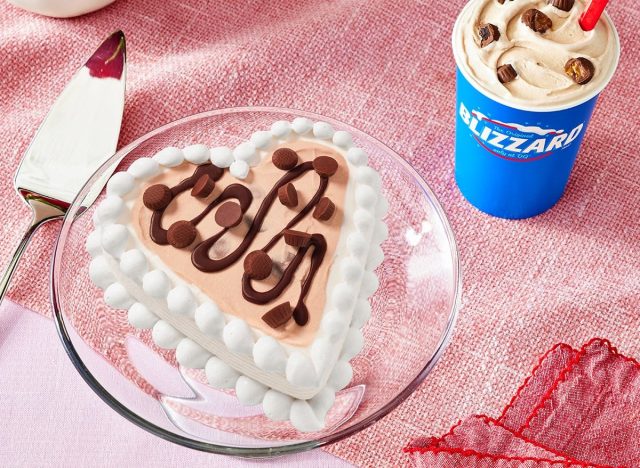 Dairy Queen V-Day Blizzard Cake