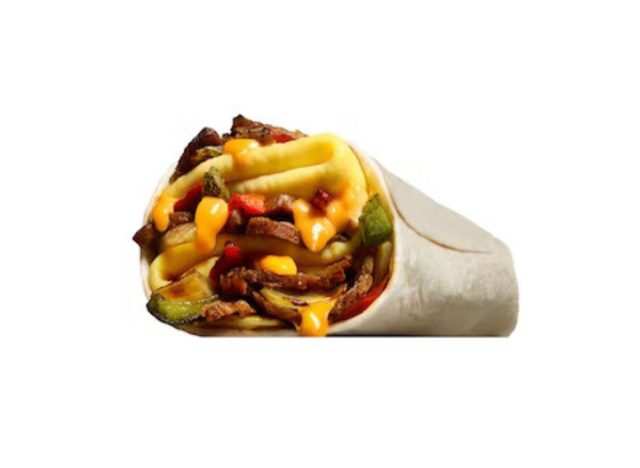 Hardees Philly Cheesesteak burrito