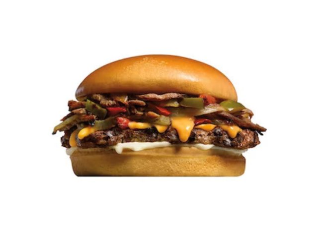 Hardees Philly Cheesesteak Thickburger