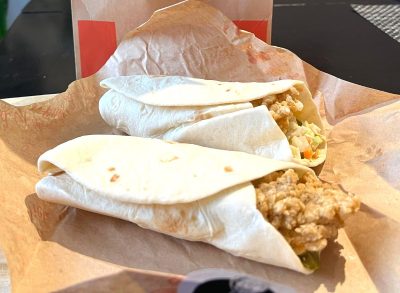 KFC snack wraps taste test