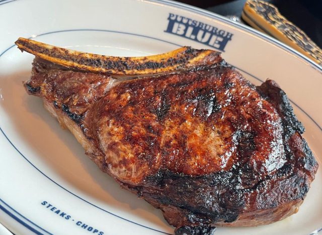 Pittsburgh Blue steak