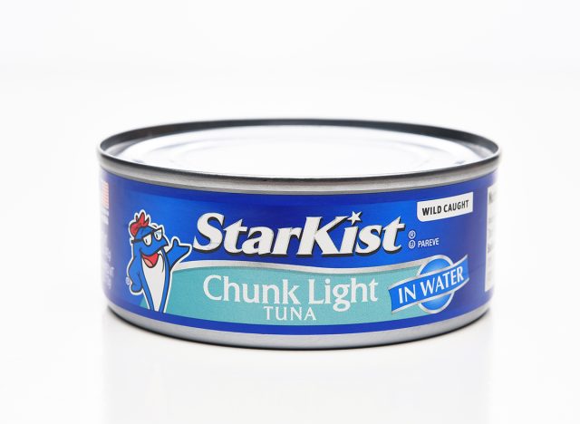 A can of StarKist Chunk Light Tuna in Water.