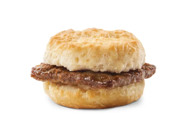 Wendy's breakfast sausage biscuit