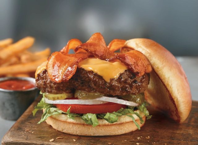bacon burger longhorn steakhouse