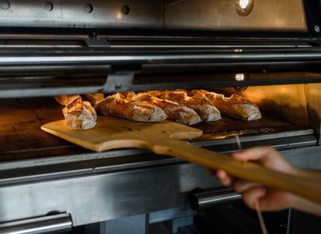 baking fresh bread