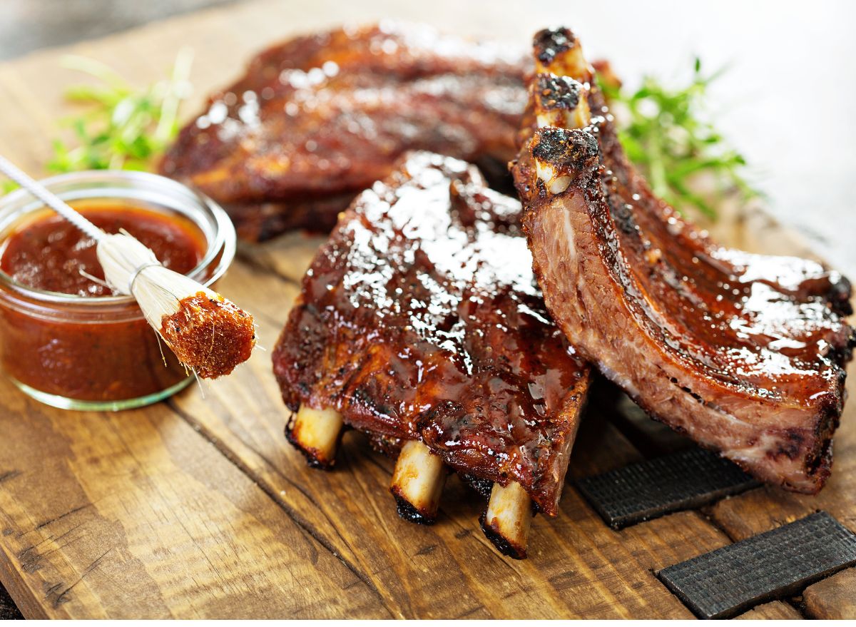 Barbecue restaurant ribs