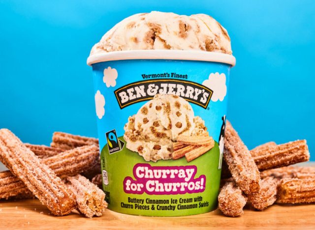 ben & jerry's churray for churros! ice cream