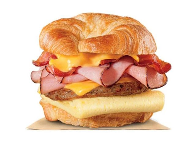 burger king croissanwich loaded