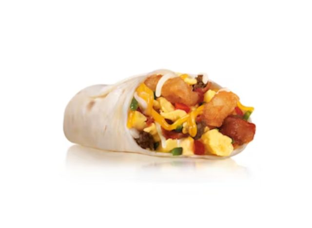 carl's jr loaded breakfast burrito