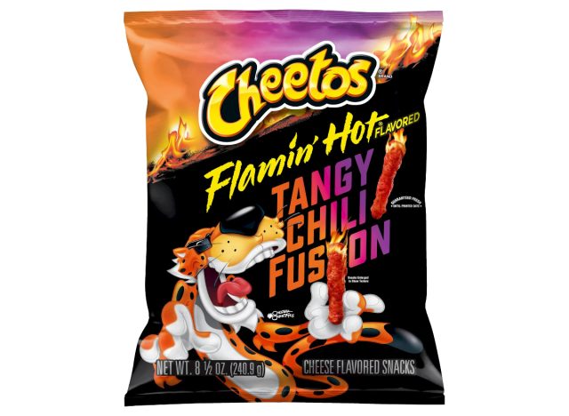 cheetos flamin' hot tangy chili fusion