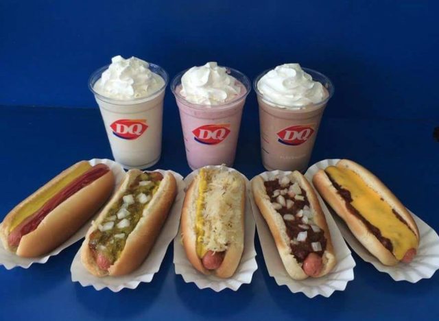 dairy queen hot dogs