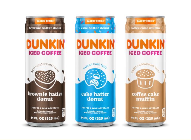 dunkin' canned iced coffee